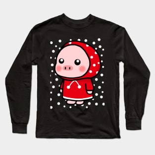 cute Santa Long Sleeve T-Shirt